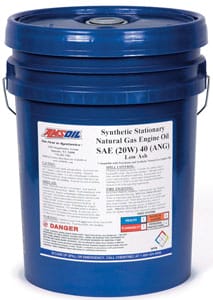 AMSOIL Synthetic Stationary Natural Gas Engine Oil AMSOIL Synthetic Stationary Natural Gas Engine Oil