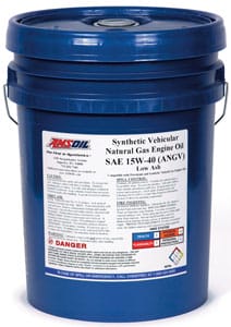 AMSOIL Synthetic Vehicular Natural Gas 15W-40 Engine Oil AMSOIL Synthetic Vehicular Natural Gas 15W-40 Engine Oil