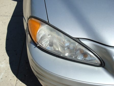 Headlight Polishing- Before