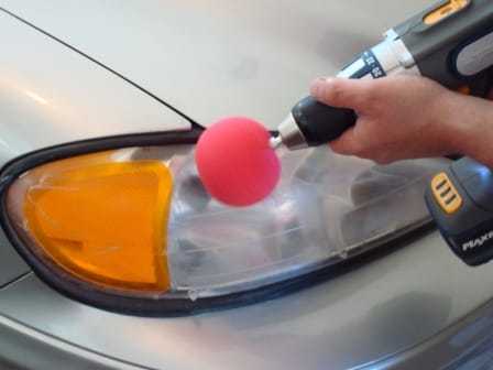 Headlight Polishing with Powerball Mini Headlight Polishing with Powerball Mini