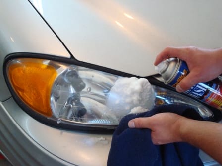 Headlight Polishing- Final Polish with Miracle Wash Headlight Polishing- Final Polish with Miracle Wash