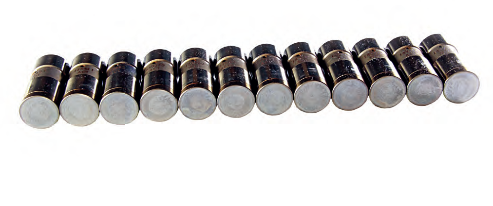 Valve Lifters After Engine Oil Testing