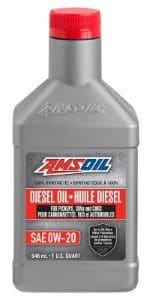 AMSOIL 0W-20 100% Synthetic Diesel Oil AMSOIL 0W-20 100% Synthetic Diesel Oil