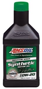 AMSOIL Signature Series Synthetic 0W-20 Motor Oil AMSOIL Signature Series Synthetic 0W-20 Motor Oil