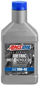 AMSOIL Metric Synthetic 10W-40 Motorcycle Oil AMSOIL Metric Synthetic 10W-40 Motorcycle Oil
