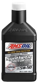 AMSOIL 5W-50 Signature Series Synthetic Oil AMSOIL 5W-50 Signature Series Synthetic Oil